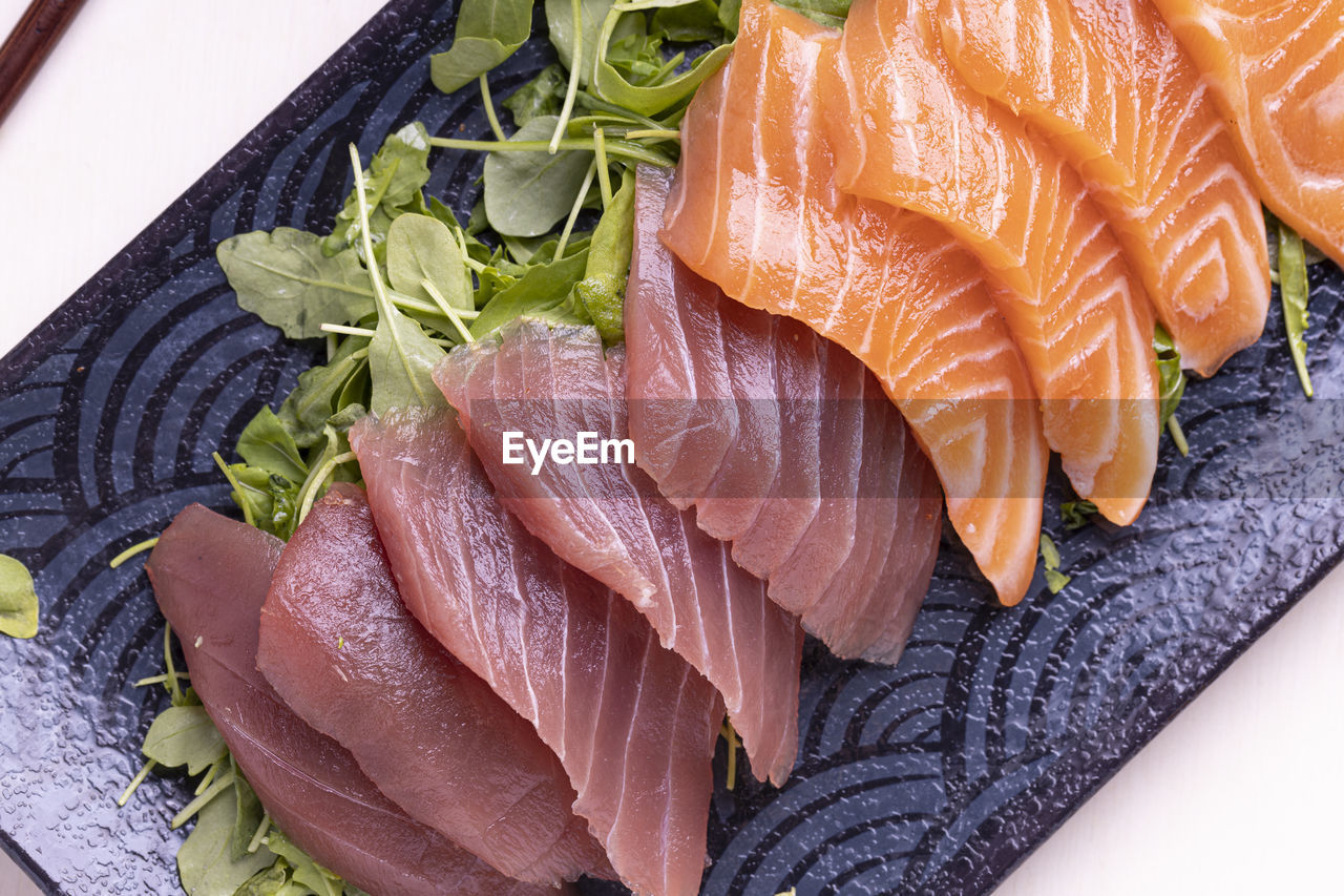 Sushi sashimi close-up