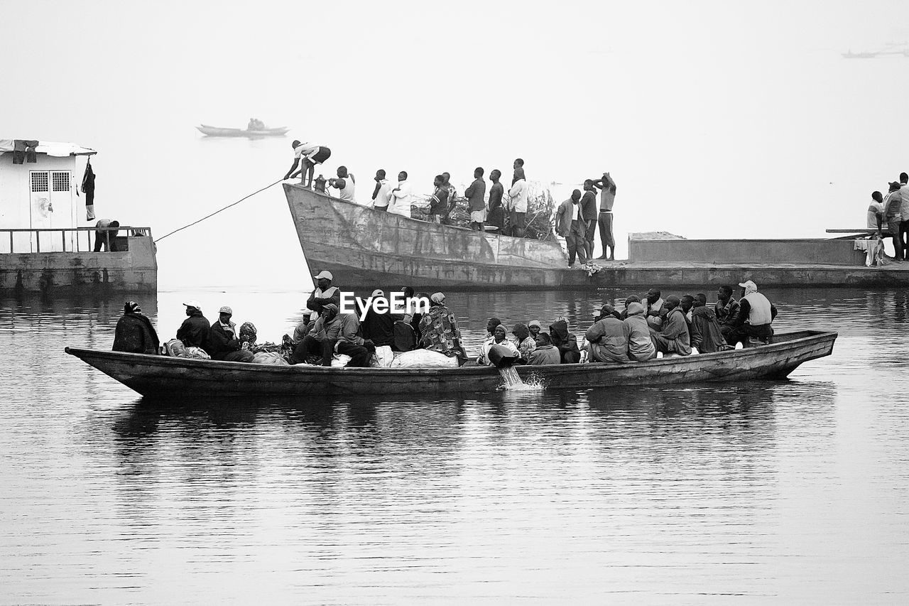 VIEW OF BOATS IN WATER