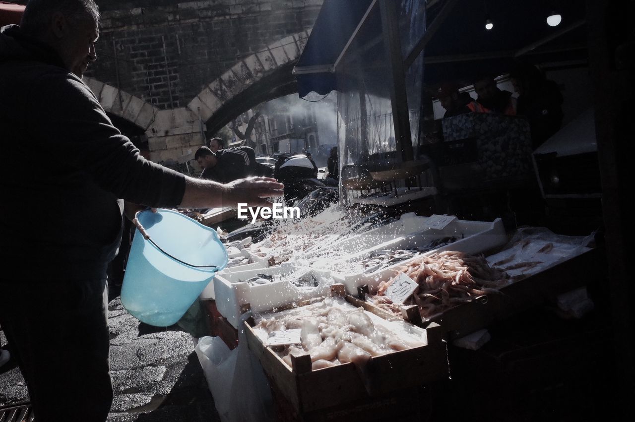 Fish market catania