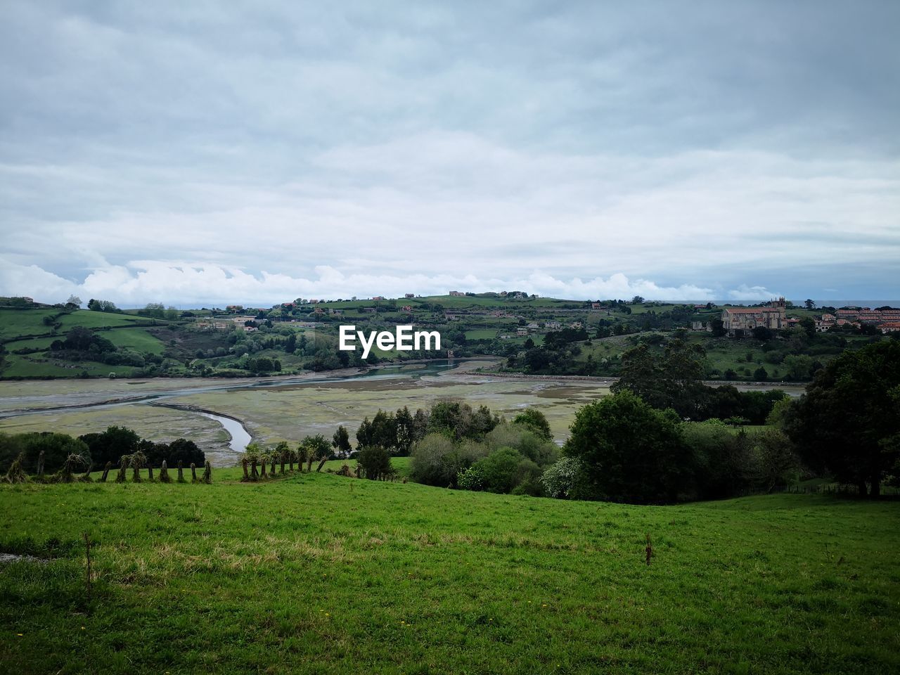 Scenic view of landscape against sky