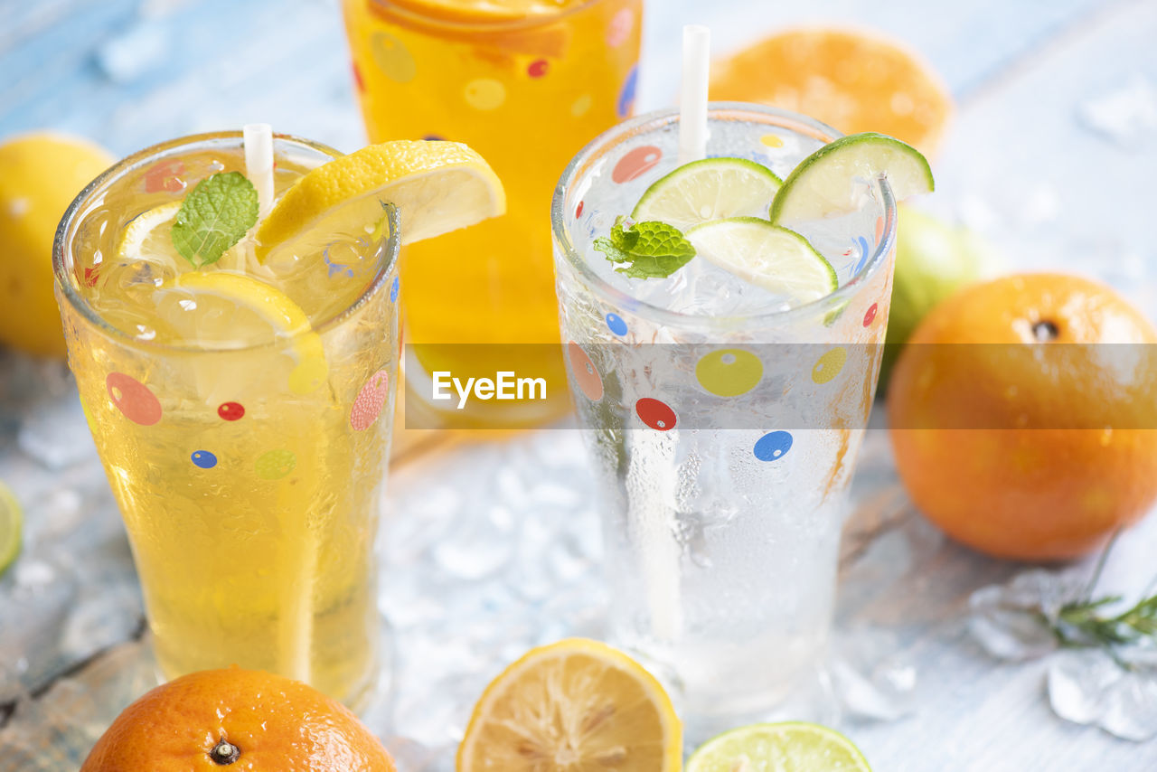 CLOSE-UP OF DRINK ON GLASS