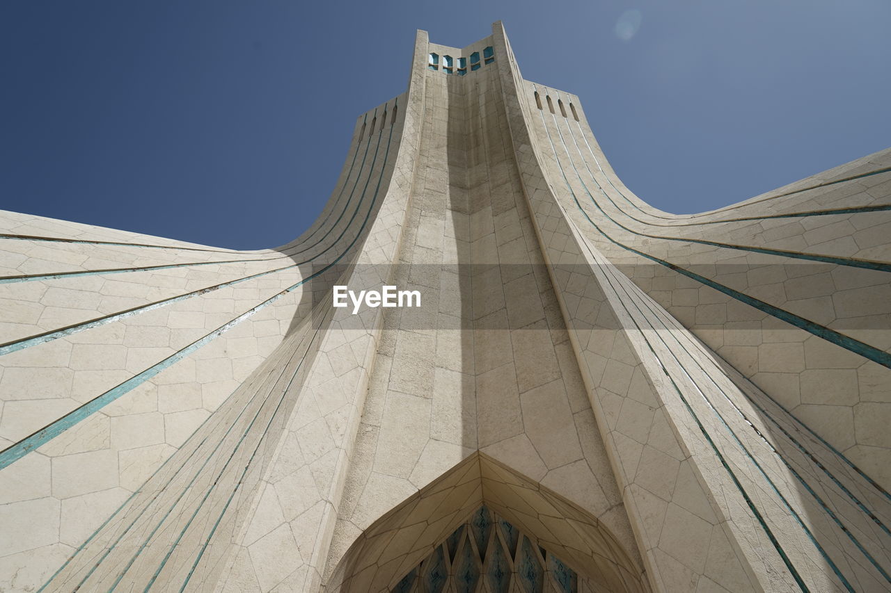 Low angle view of building against sky