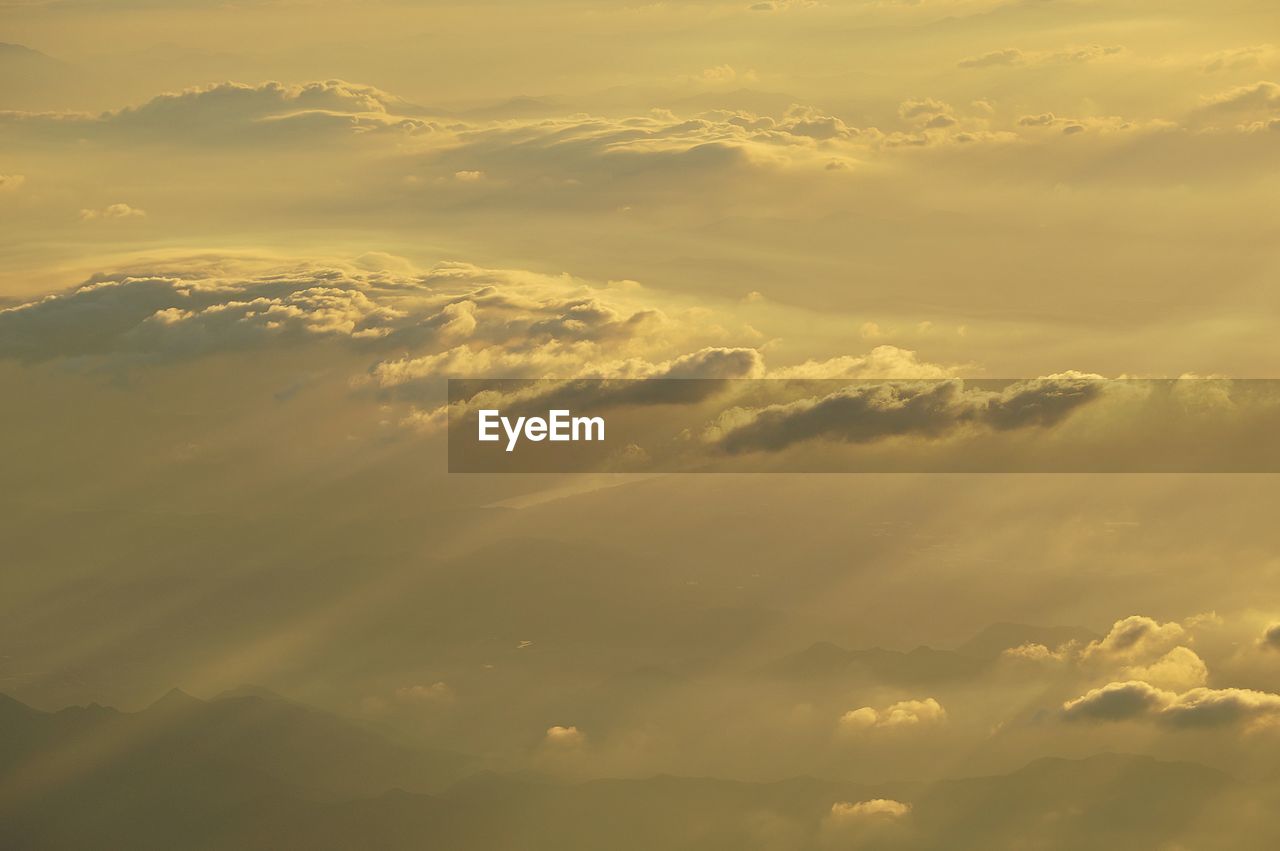 Scenic view of sky during sunset