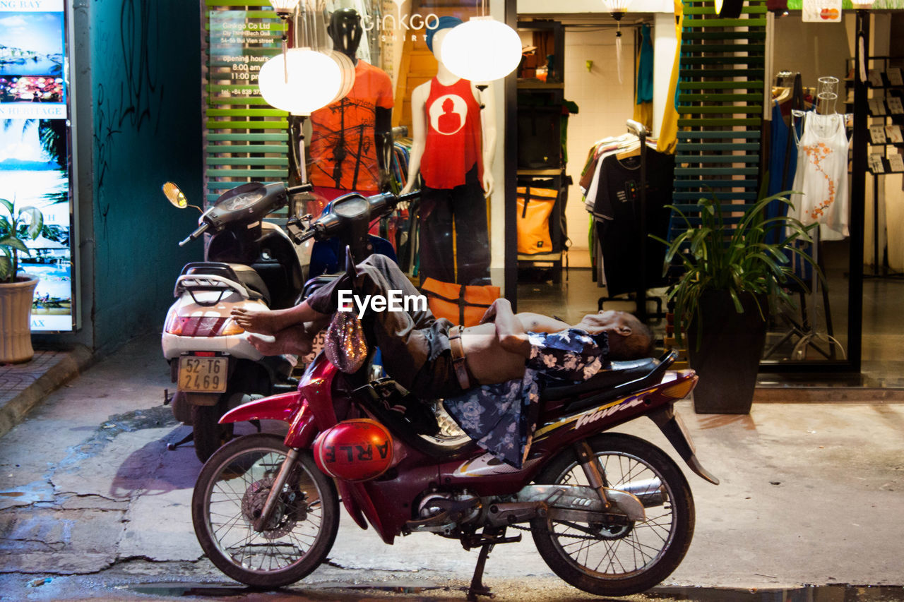 BICYCLES ON STREET