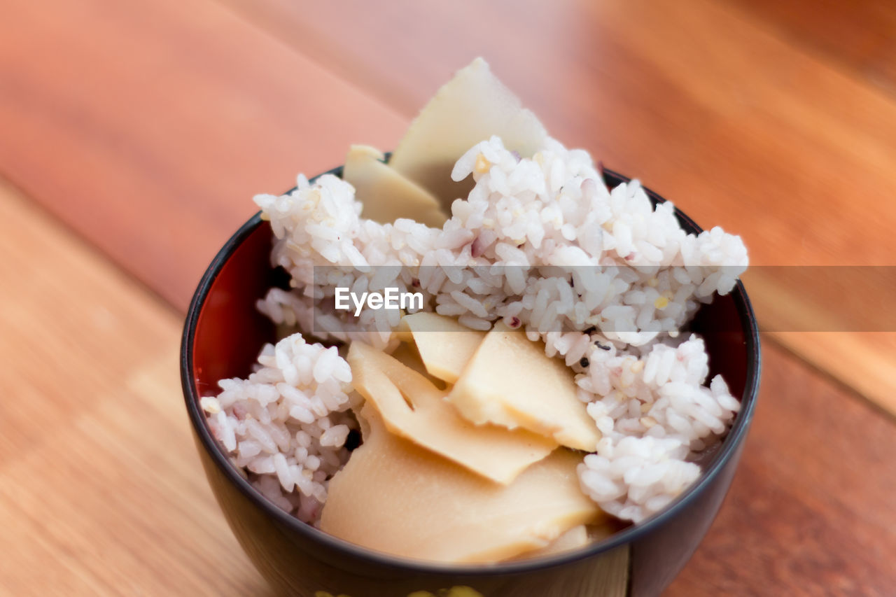 Bamboo shoot rice