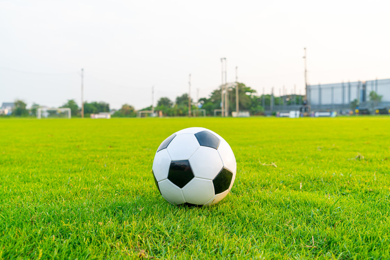 soccer ball on field