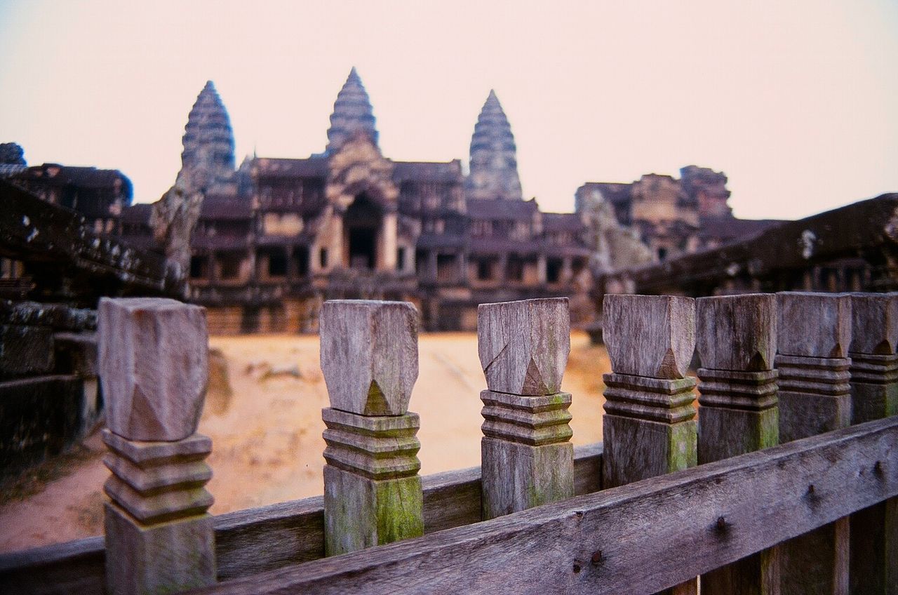 CLOSE-UP OF TEMPLE