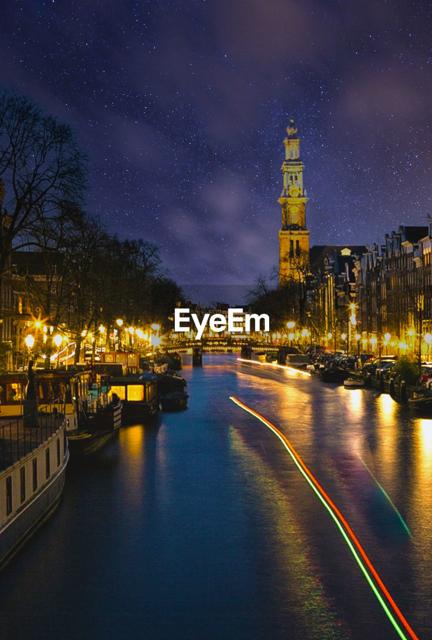 Amsterdam and night