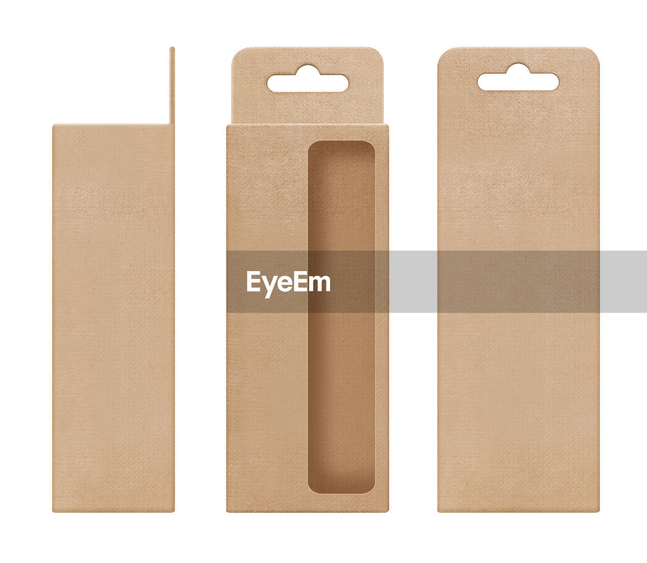 Close-up of empty boxes against white background