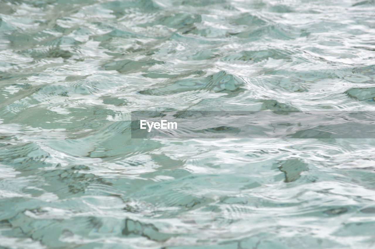 High angle view of swimming pool in sea