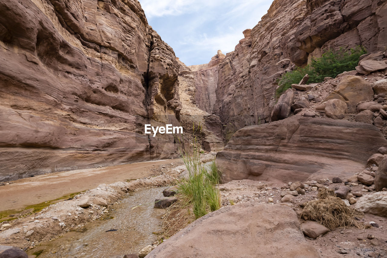 rock formations on mountain