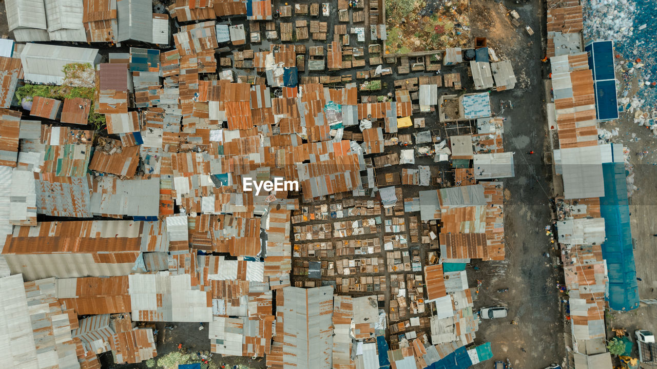 Aerial view of the industrial area in dar es salaam