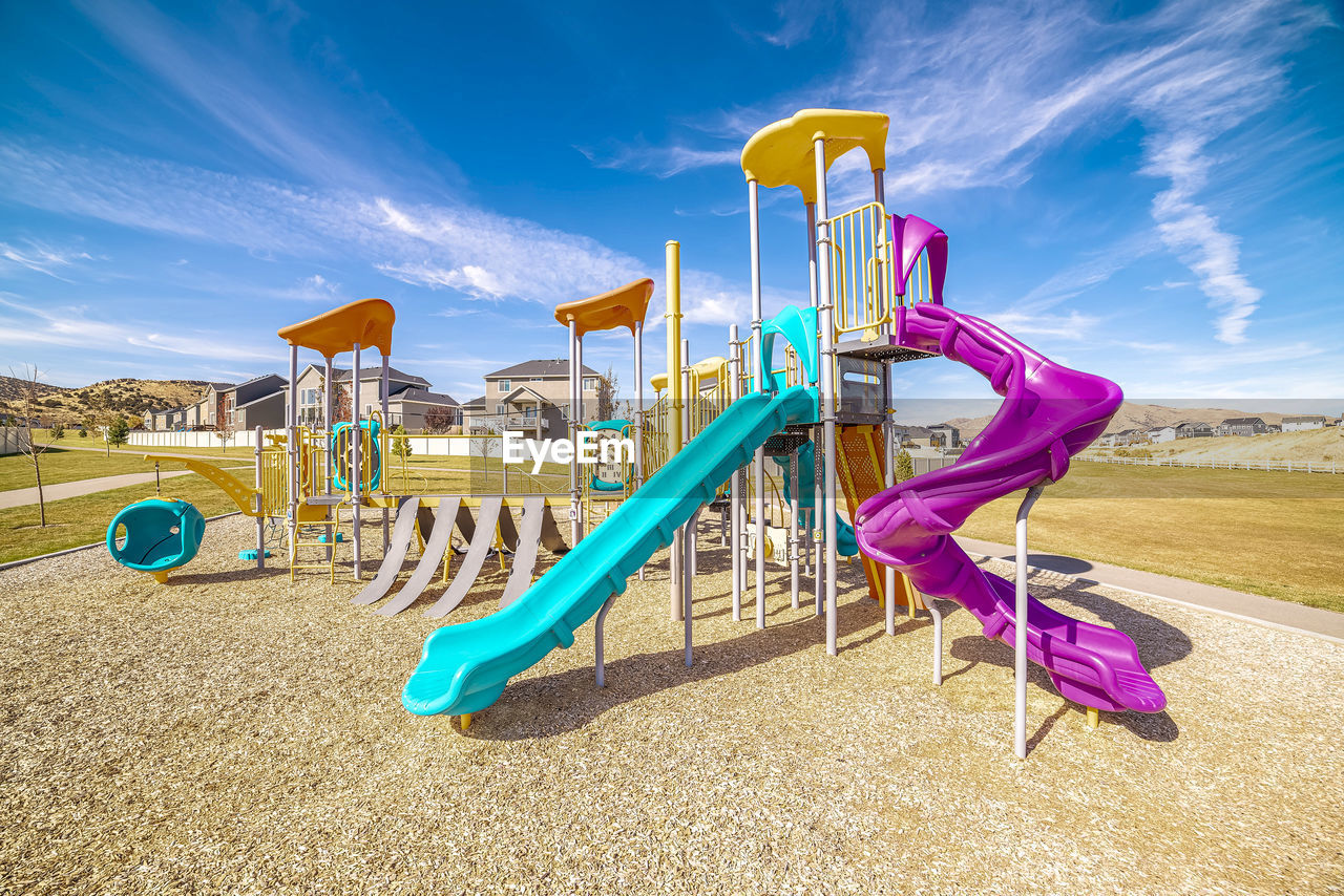 VIEW OF EMPTY PLAYGROUND