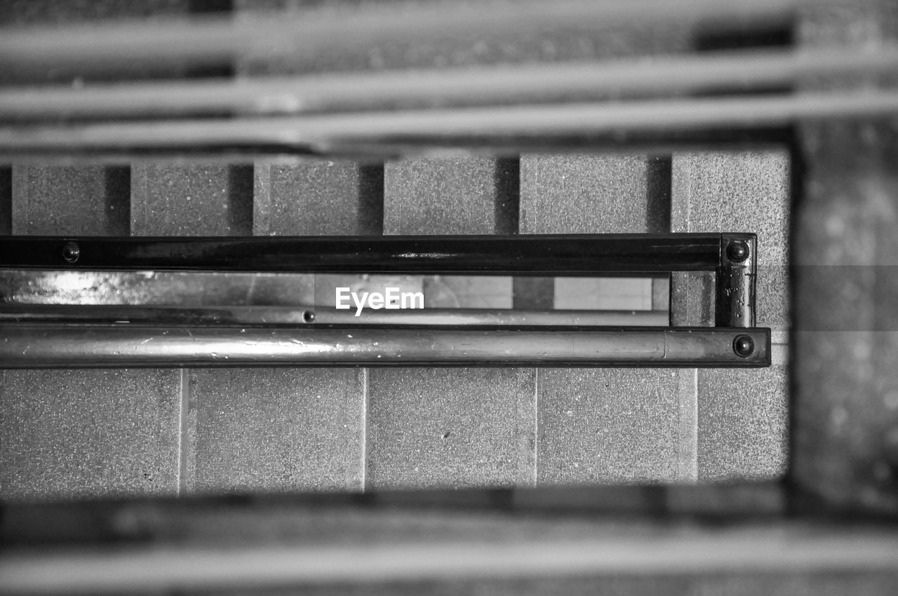 Directly above shot of stairs