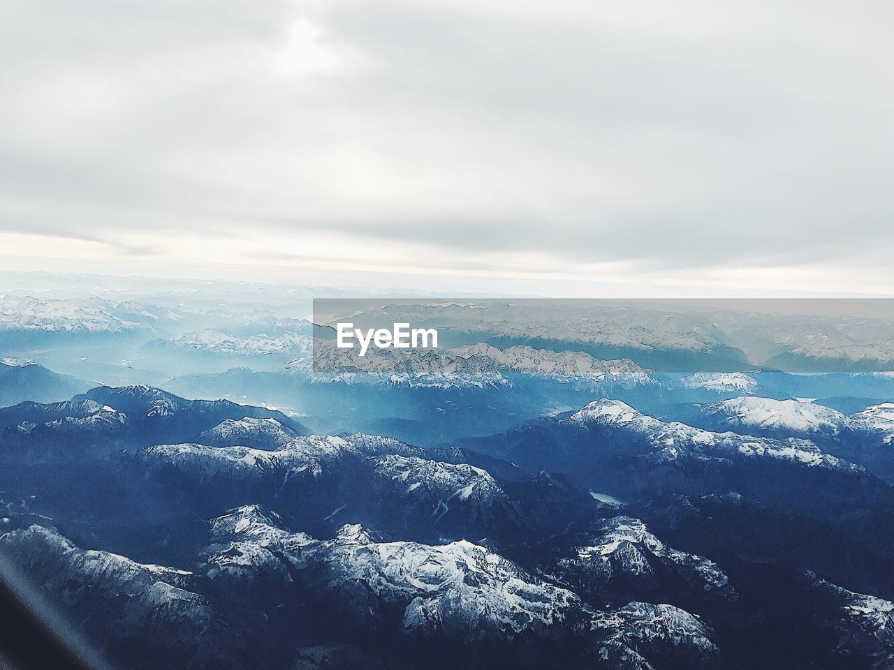 Aerial view of landscape against sky