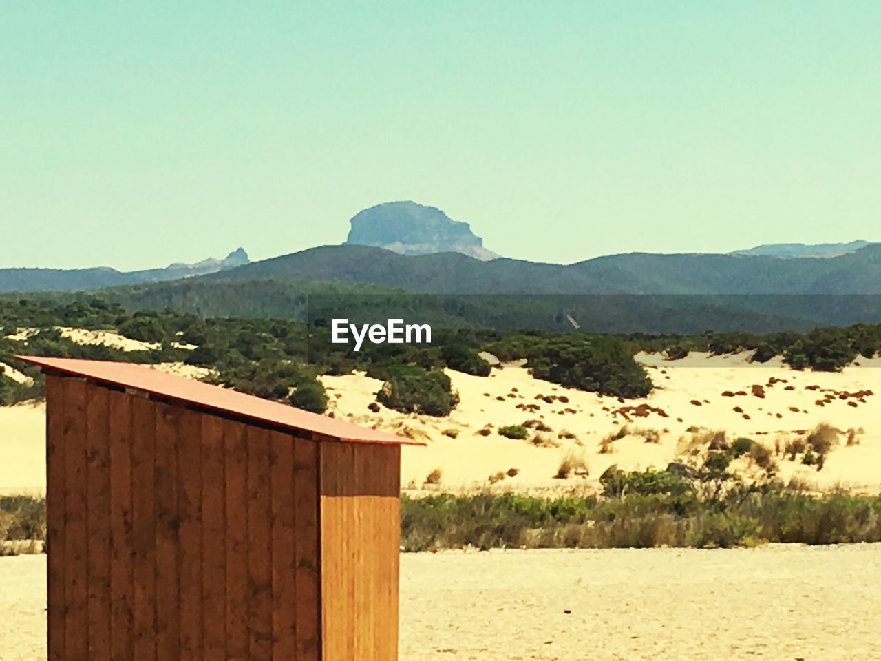 VIEW OF LANDSCAPE AGAINST CLEAR SKY