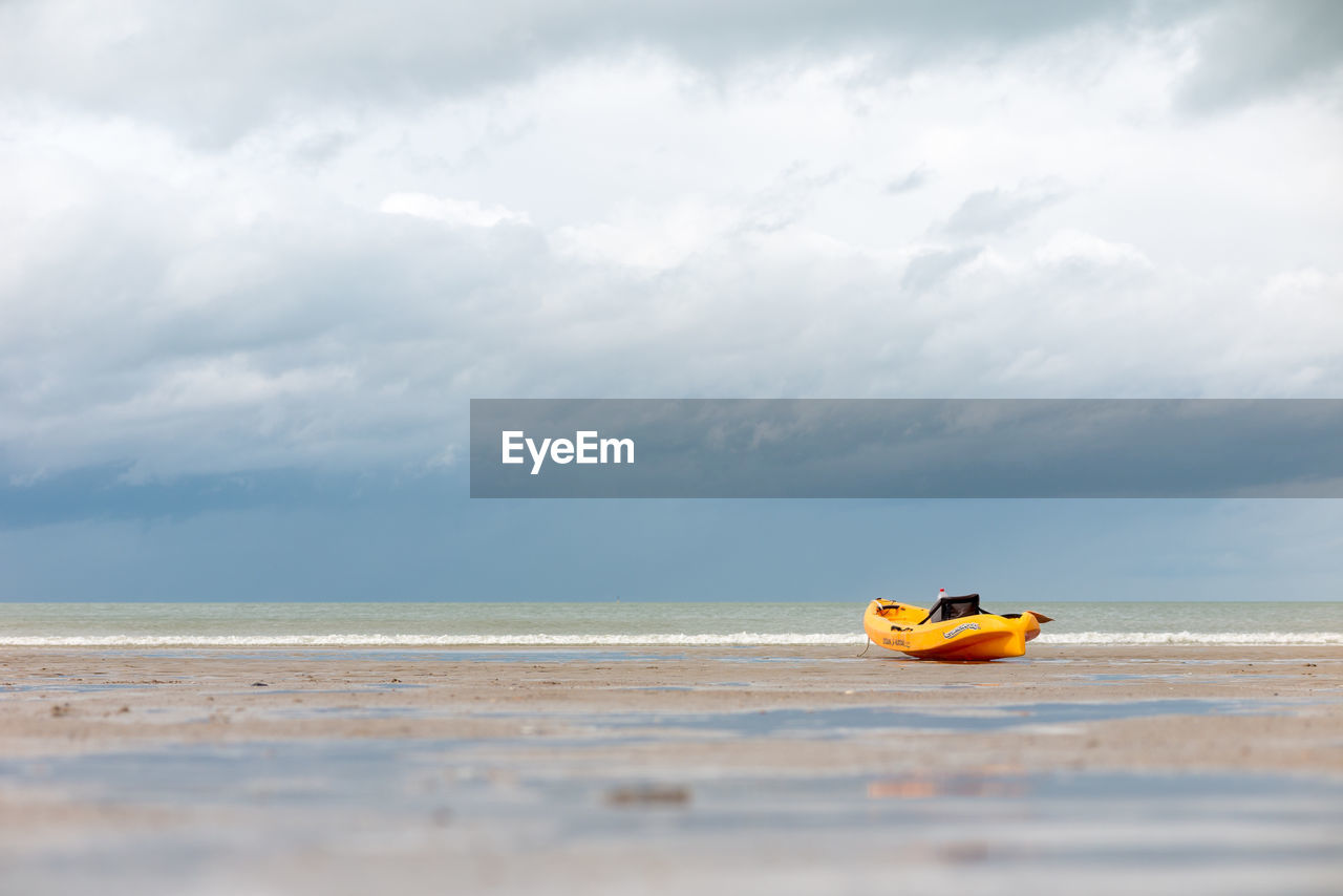 CRAB ON SEA AGAINST SKY