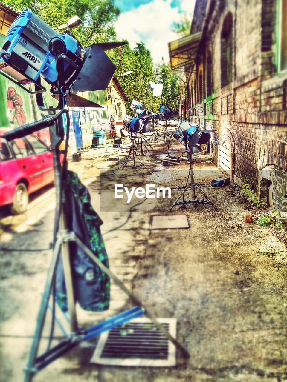 BICYCLE IN FRONT OF BUILDINGS