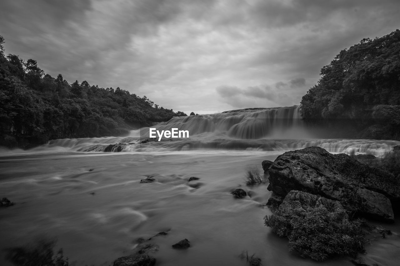 SCENIC VIEW OF WATERFALL