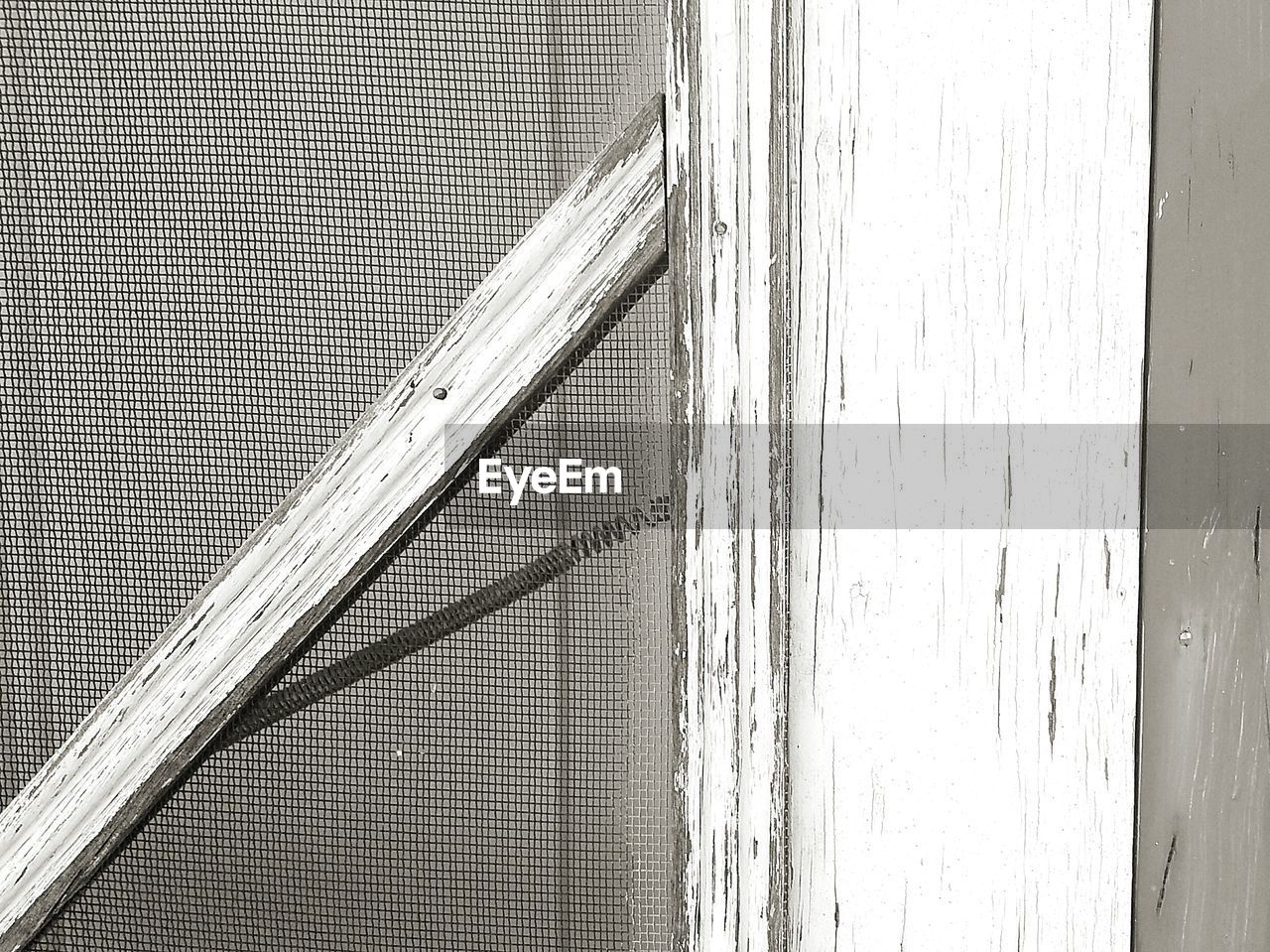 Close-up of old wooden door