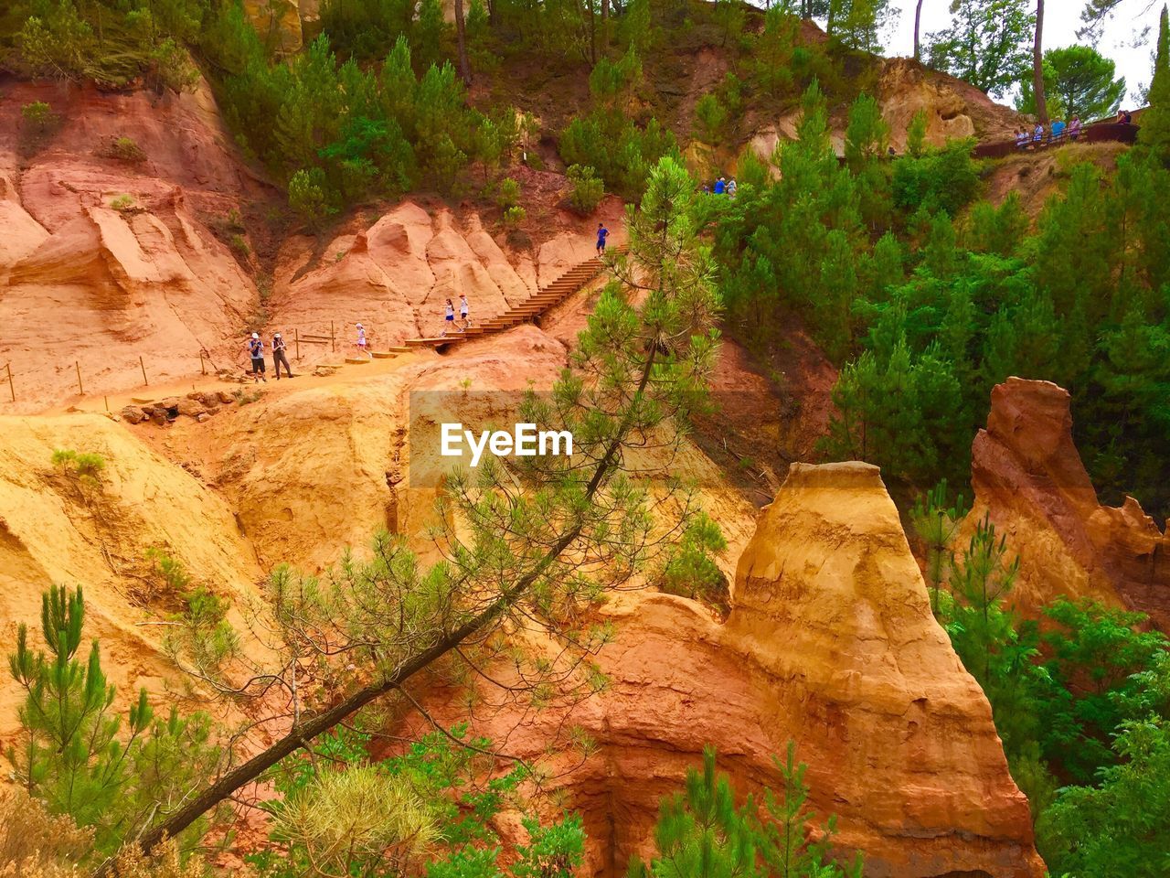 VIEW OF ROCK FORMATIONS