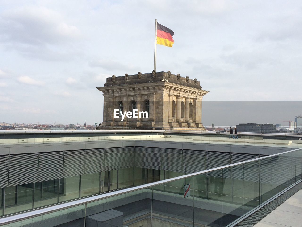 View of monument against cloudy sky