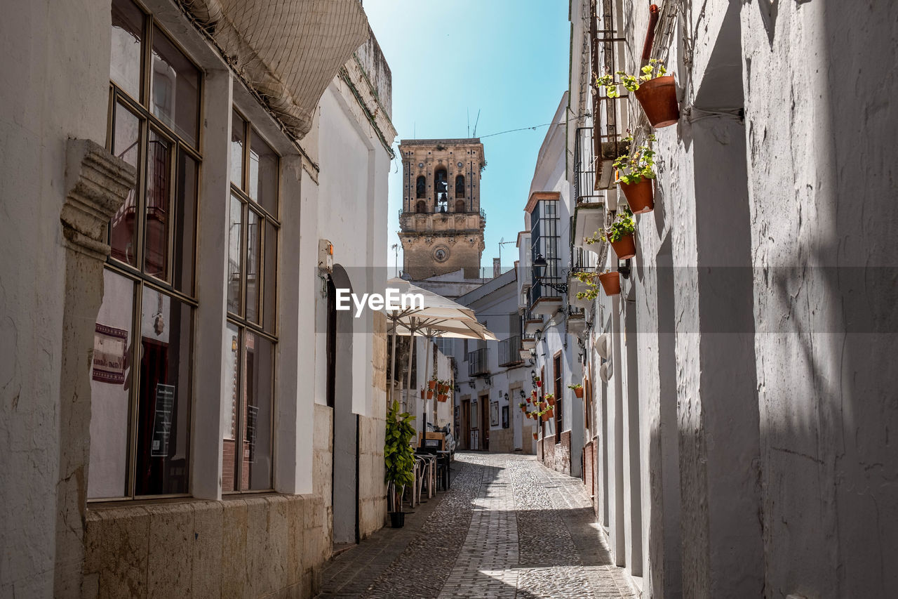 Street amidst buildings in city