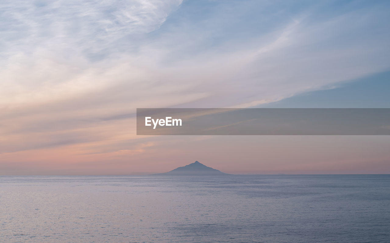 Rishiri island in early summer evening 