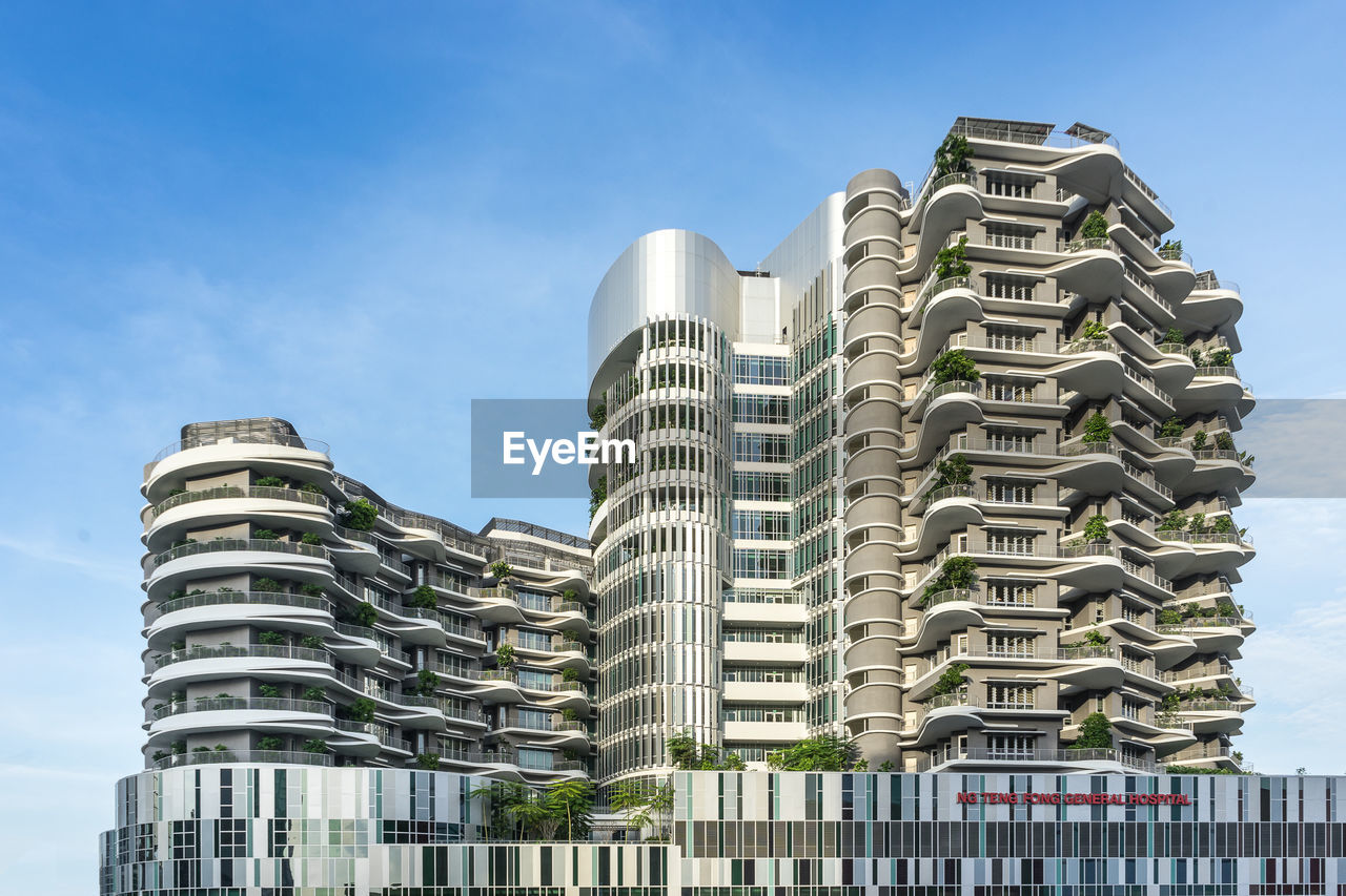 LOW ANGLE VIEW OF MODERN BUILDINGS