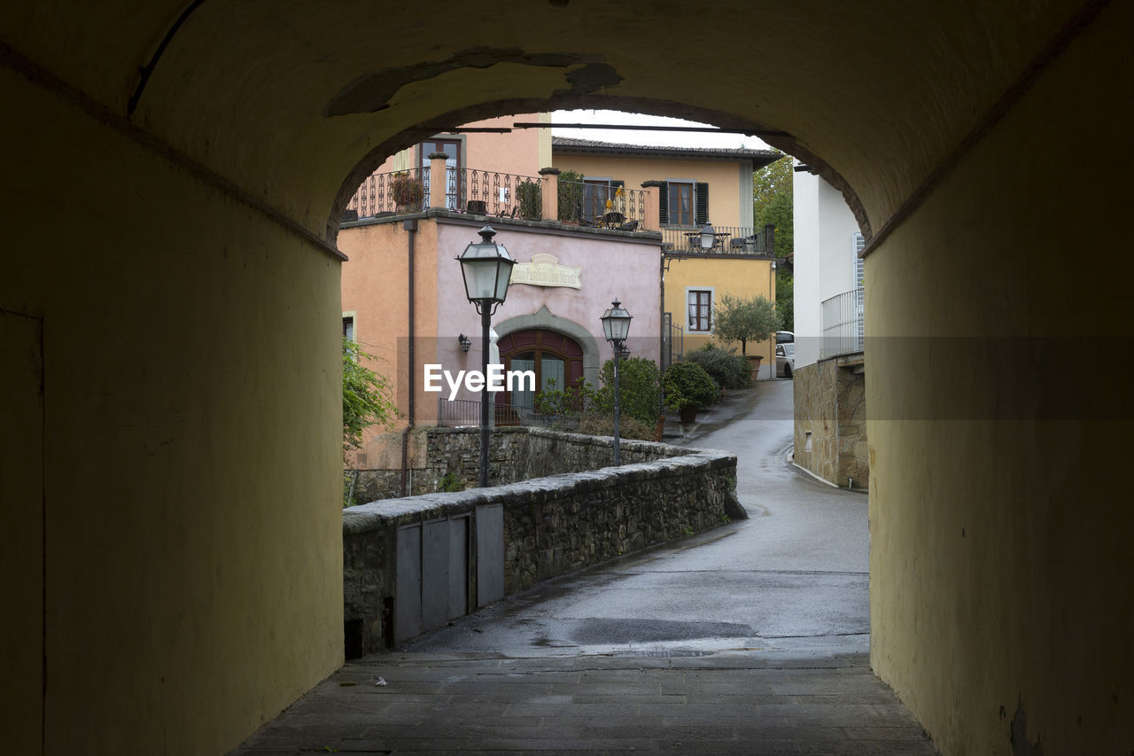 View beyond the arch