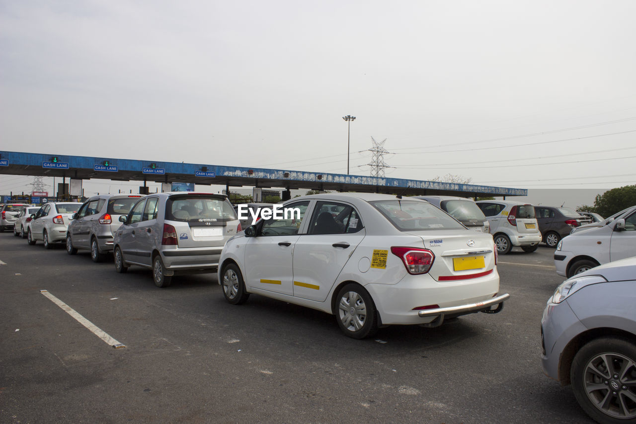 CARS PARKED ON ROAD