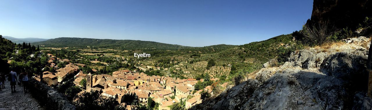 PANORAMIC VIEW OF TREES ON LANDSCAPE
