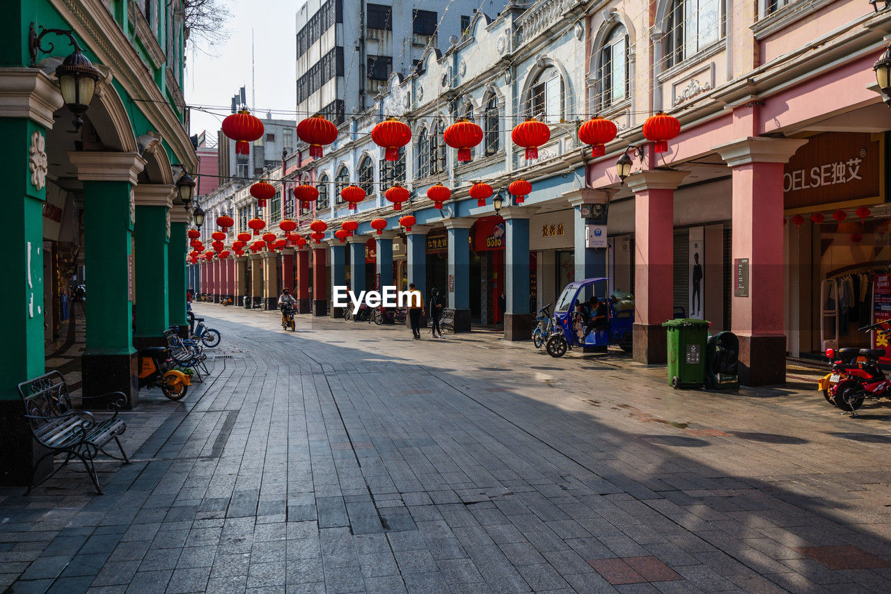 A view of a traditional chinese street