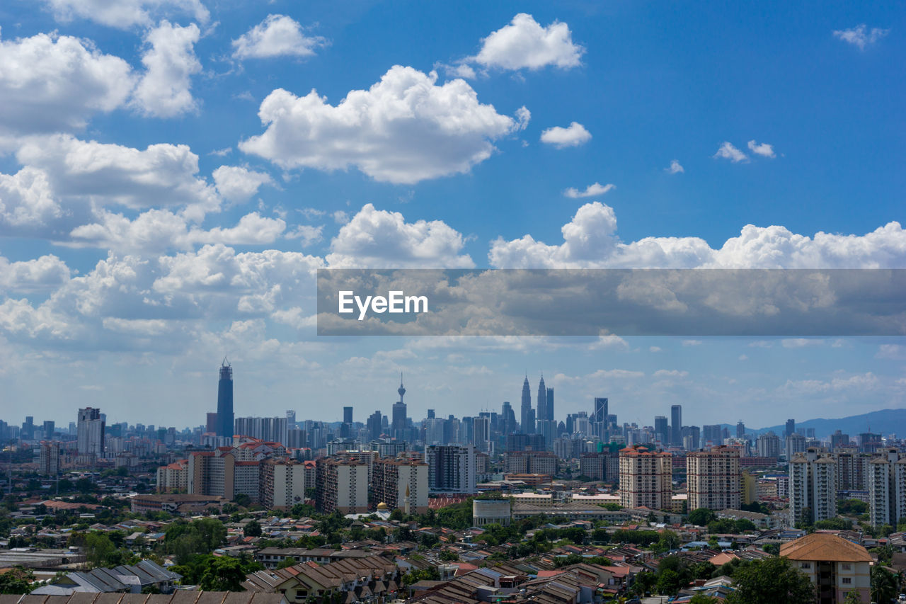 Cityscape against sky