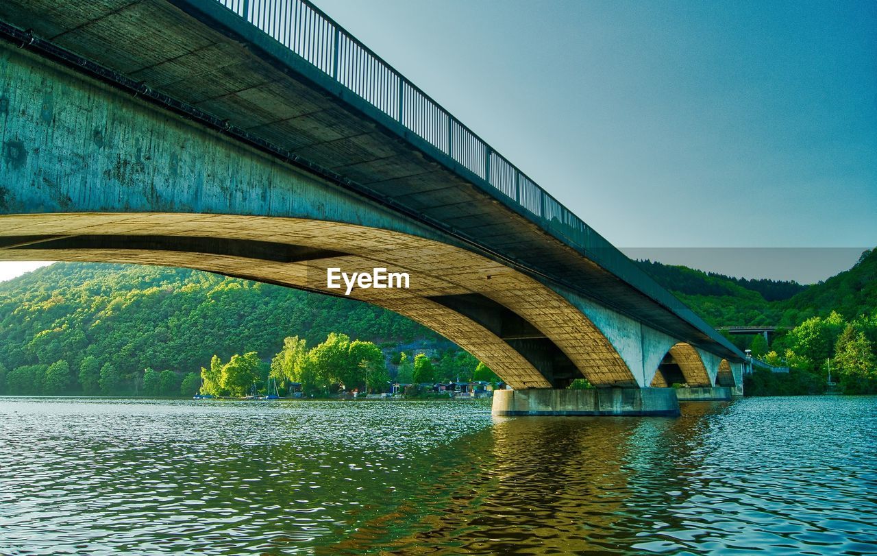 BRIDGE OVER RIVER AGAINST SKY