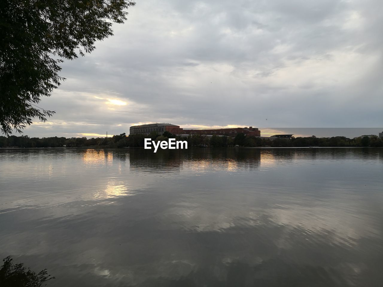 LAKE AGAINST SKY DURING SUNSET