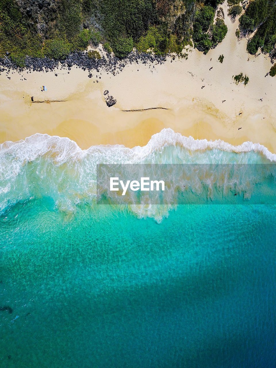 Aerial view of sea