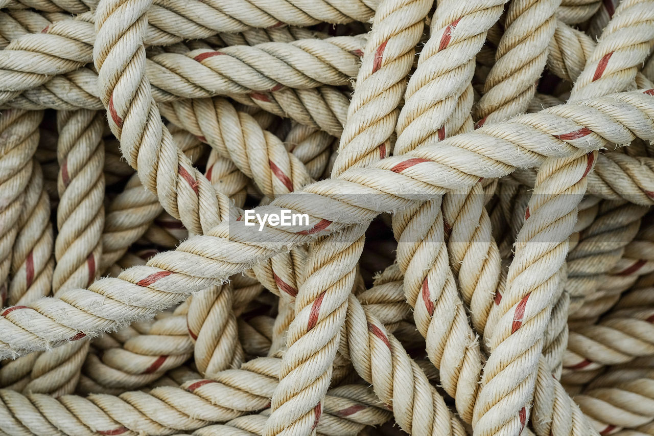 Full frame shot of ropes