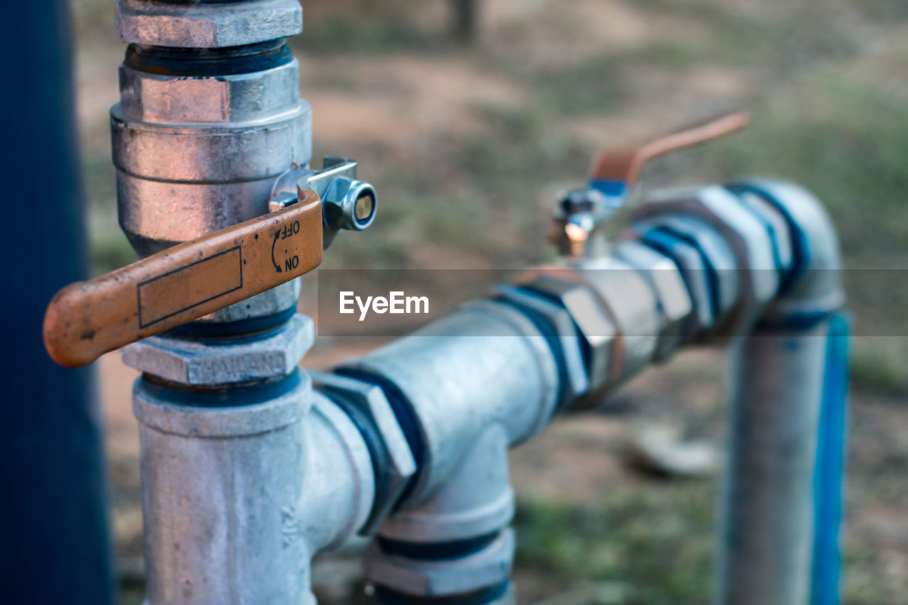 Close-up of water pipe