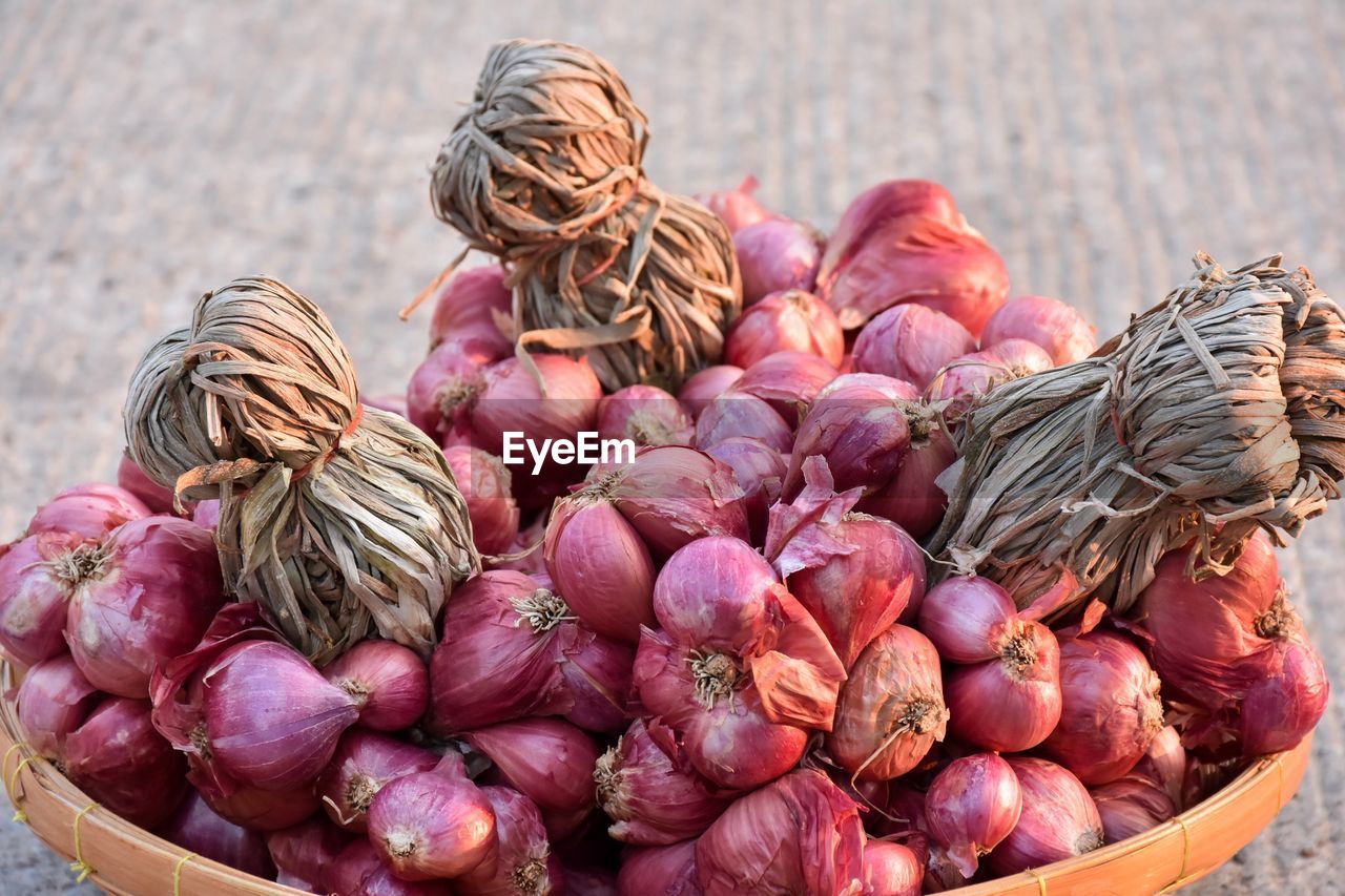 Close-up of fruits in basket