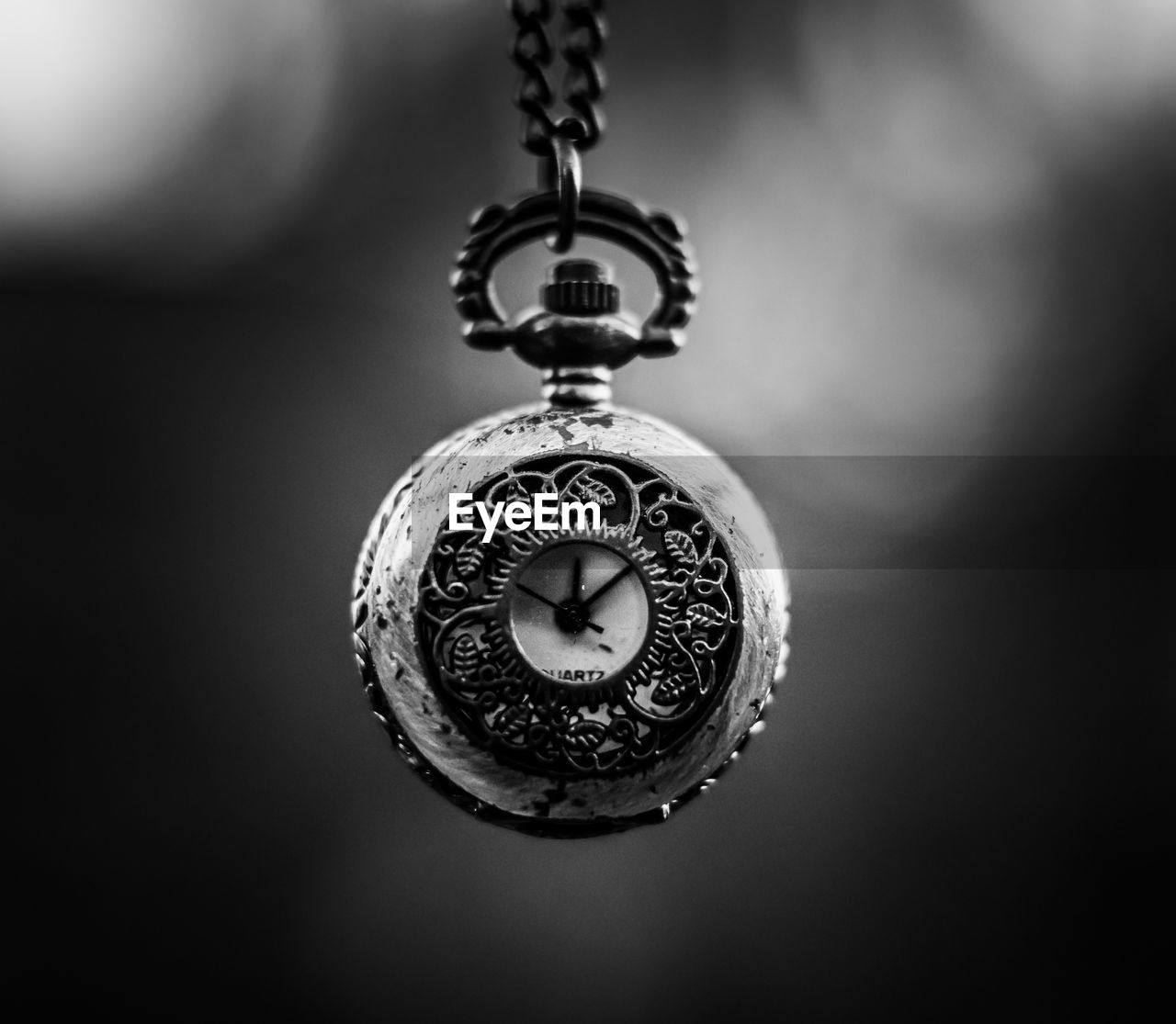 Close-up of pocket watch