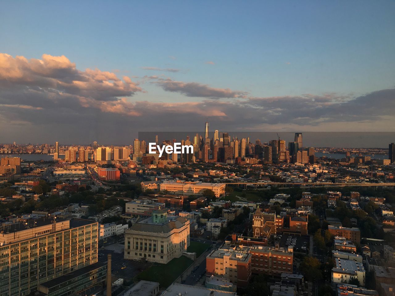 Cityscape against sky