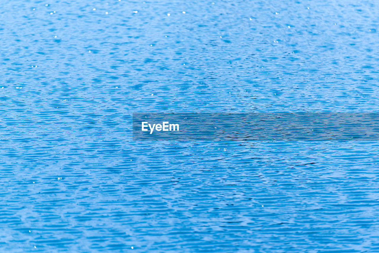FULL FRAME SHOT OF BLUE WATER