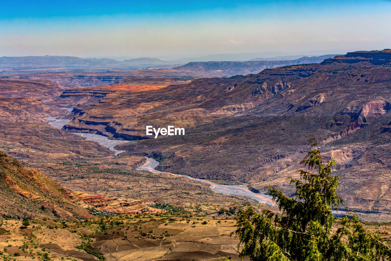 aerial view of landscape against sky