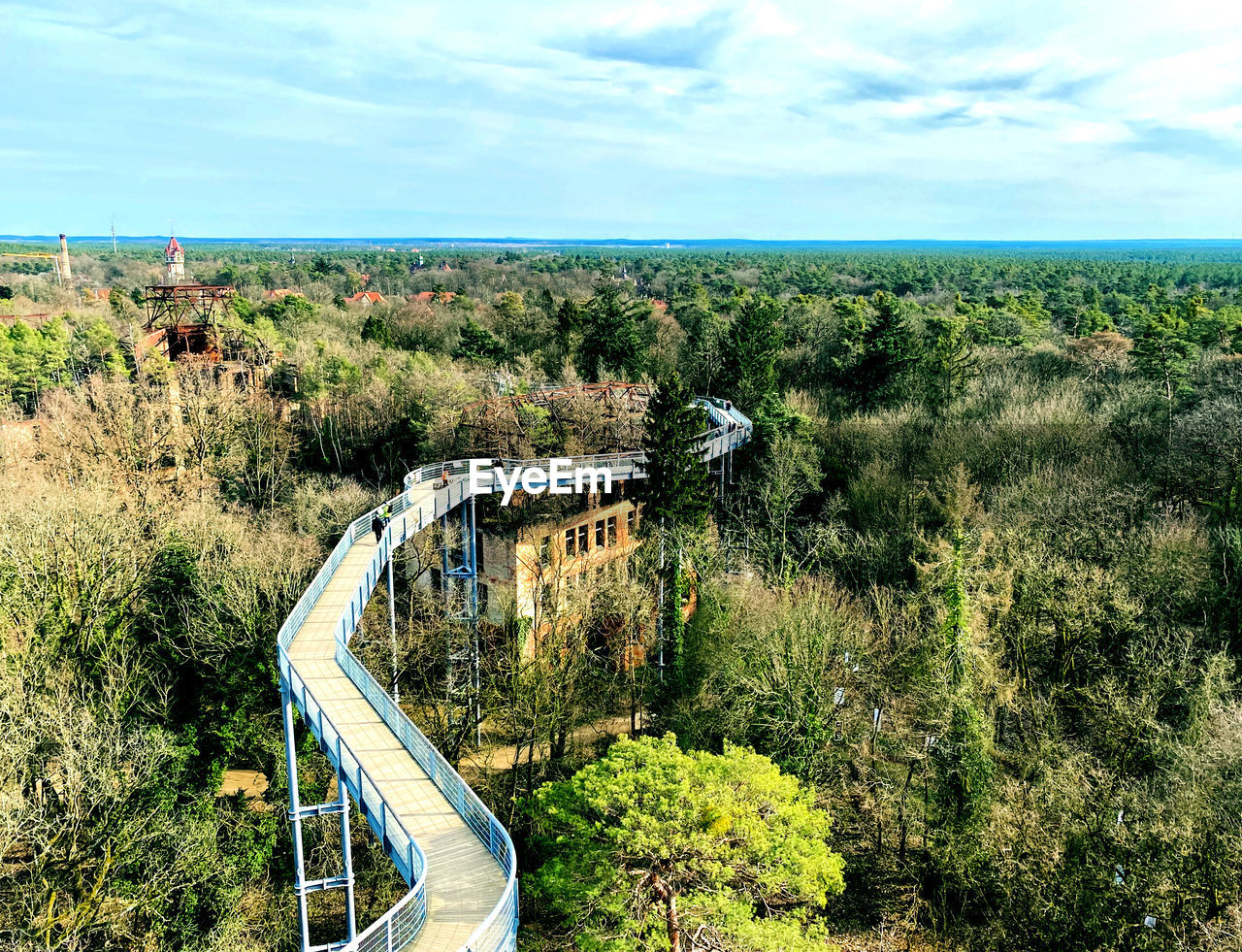 Scenic view of bridge against sky