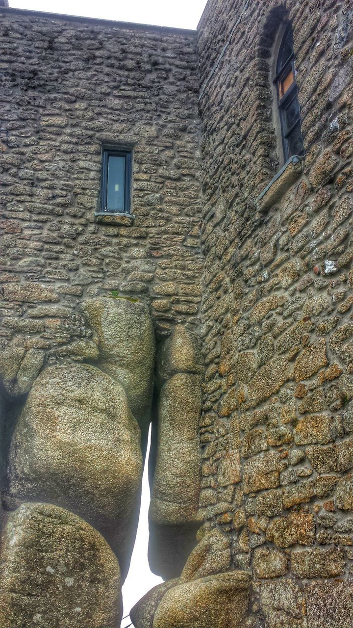 LOW ANGLE VIEW OF OLD BUILDING