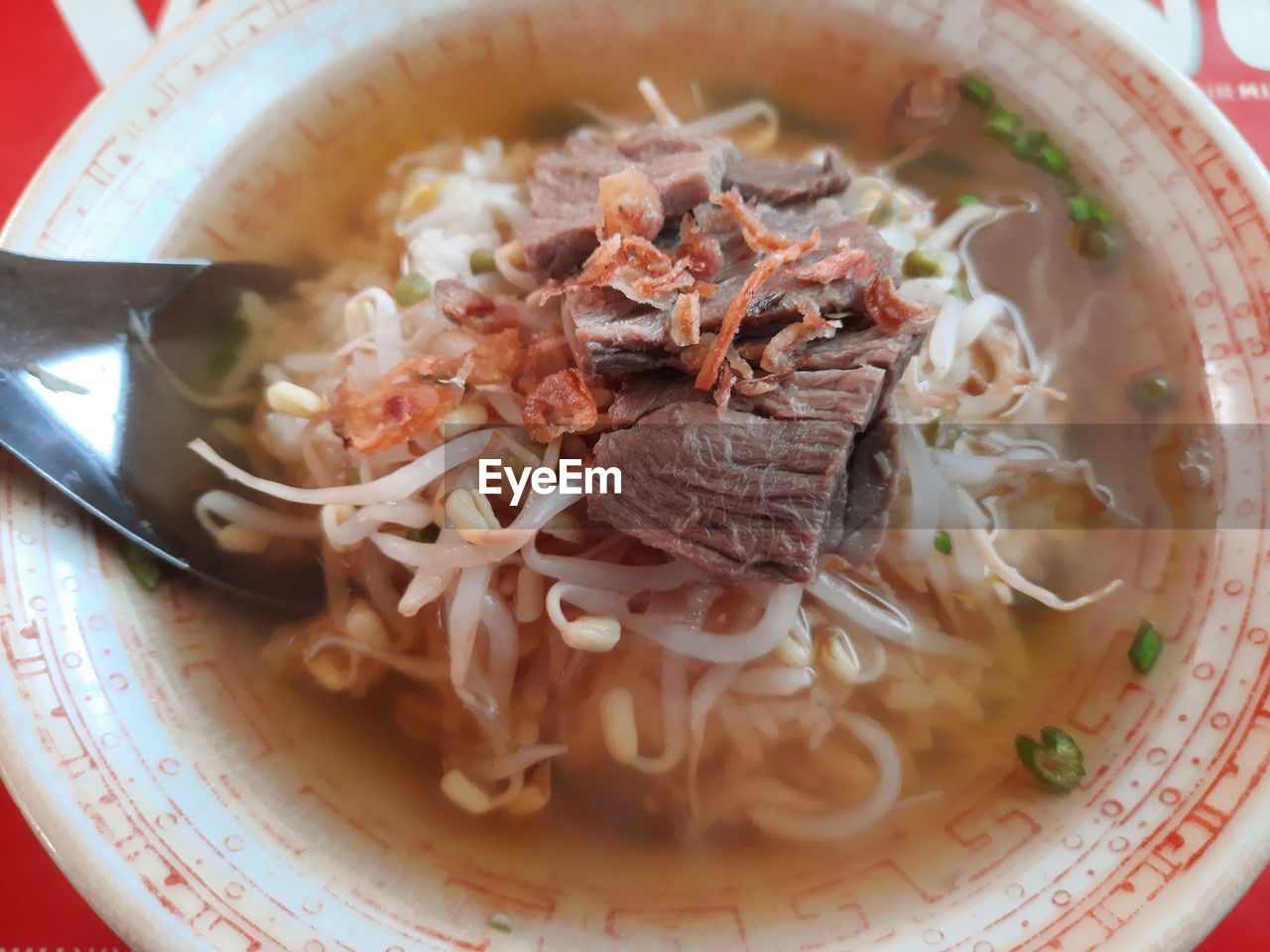 CLOSE-UP OF SEAFOOD IN BOWL