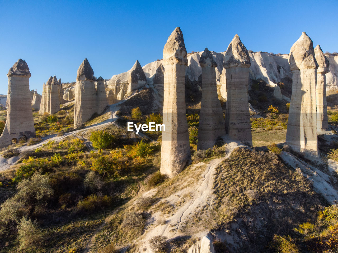 Beautiful mountain scenery of cappadocia