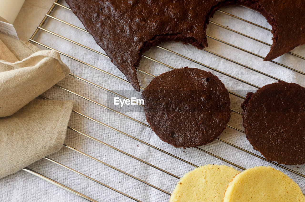 close-up of cookies