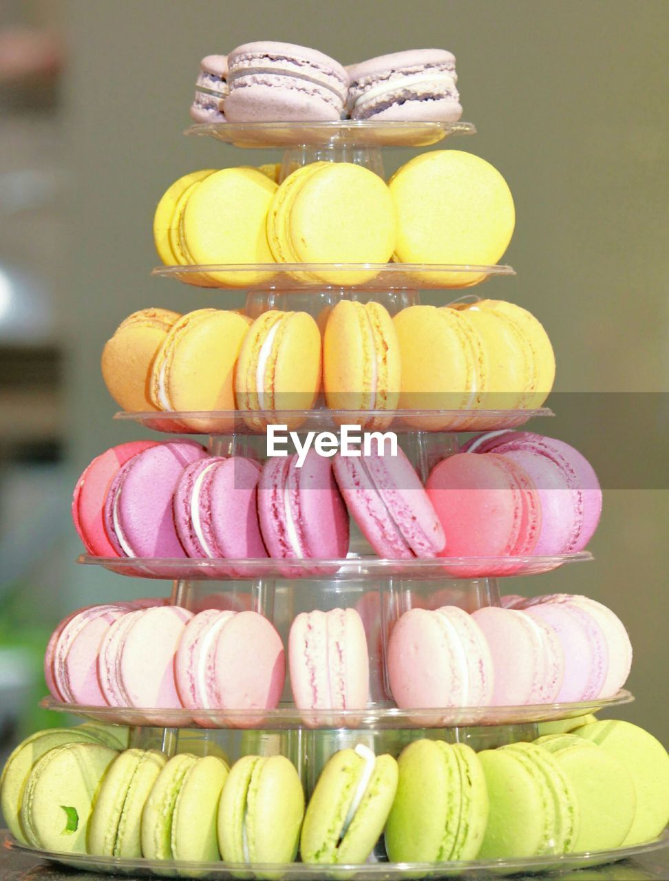 CLOSE-UP OF MULTI COLORED CANDIES IN KITCHEN